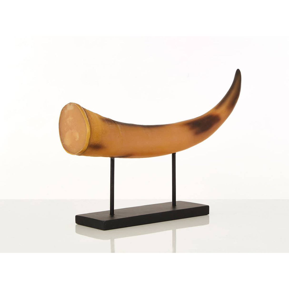 Boho Large Natural Horn Ornament