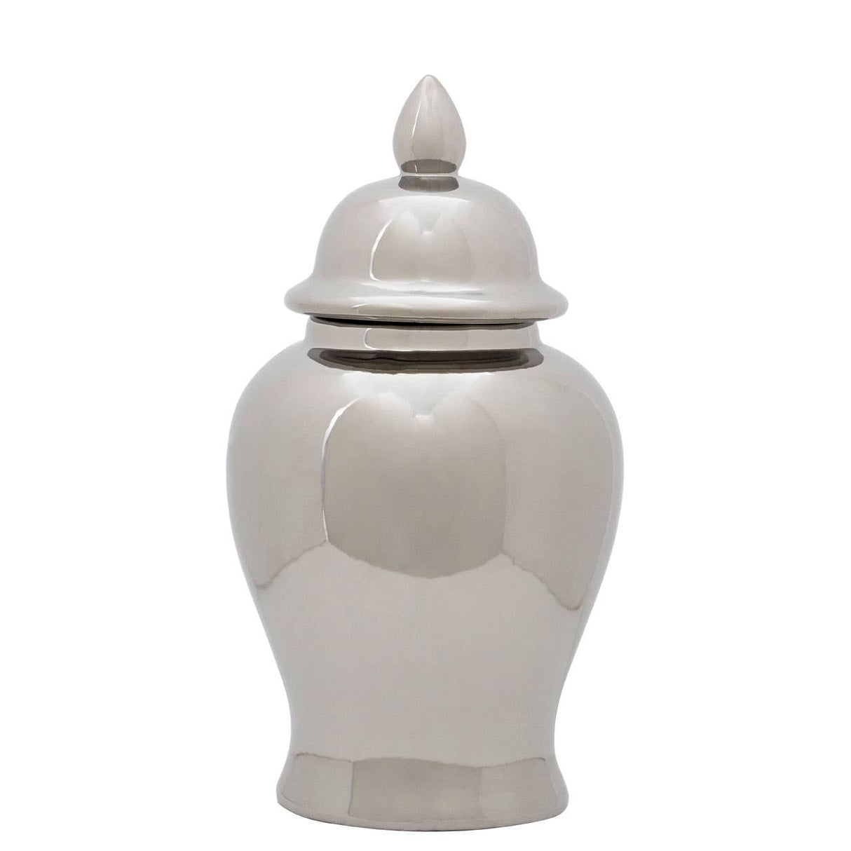 Kensington Townhouse Small Ceramic Silver Jar