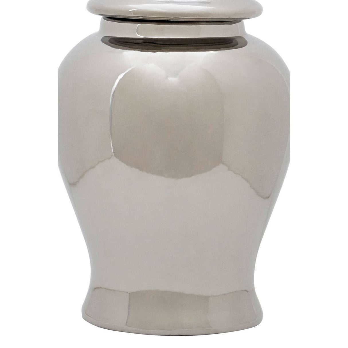 Kensington Townhouse Small Ceramic Silver Jar
