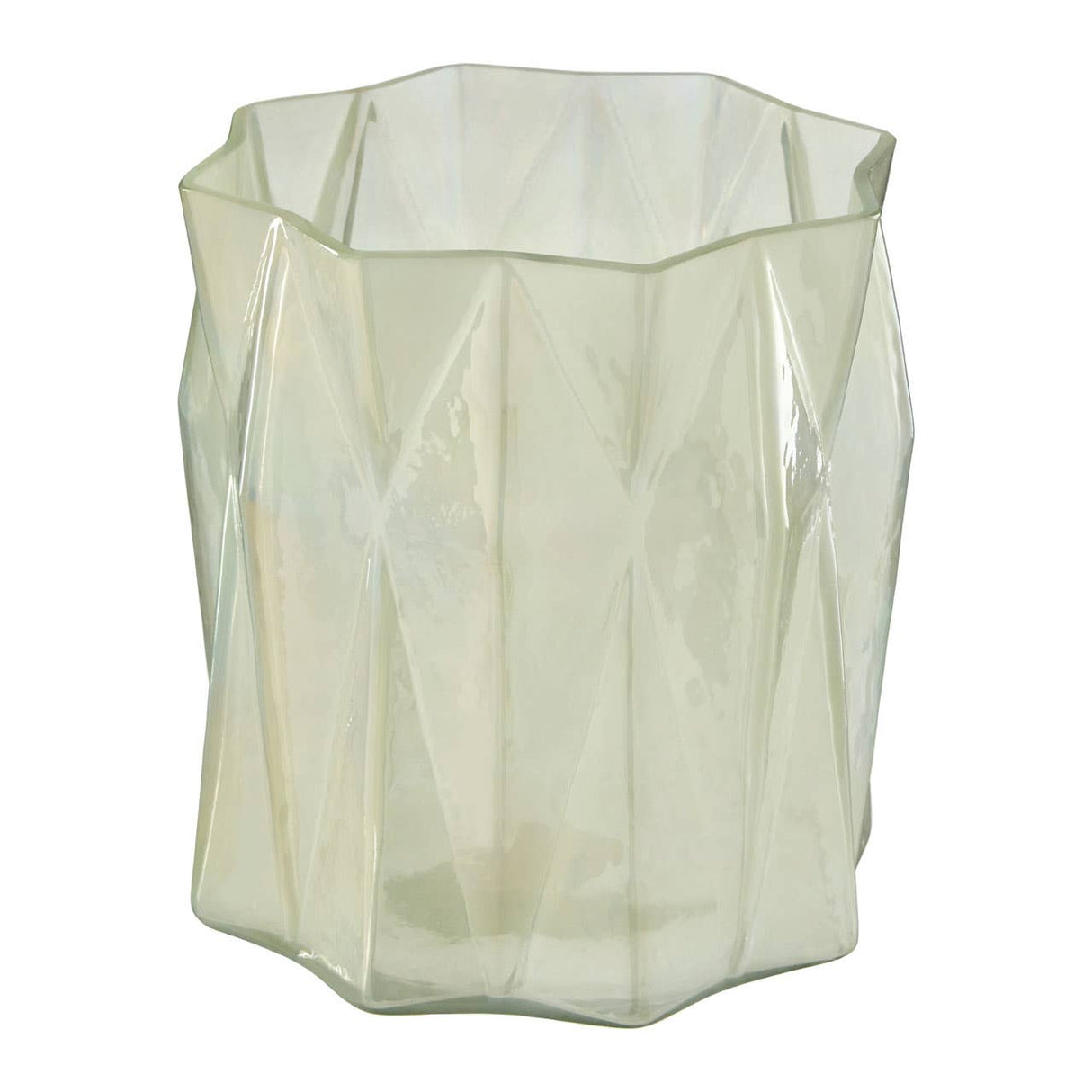 Rambia Small Irridescent Glass Candle Holder