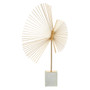 Mirano Gold Finish Spiral Sculpture