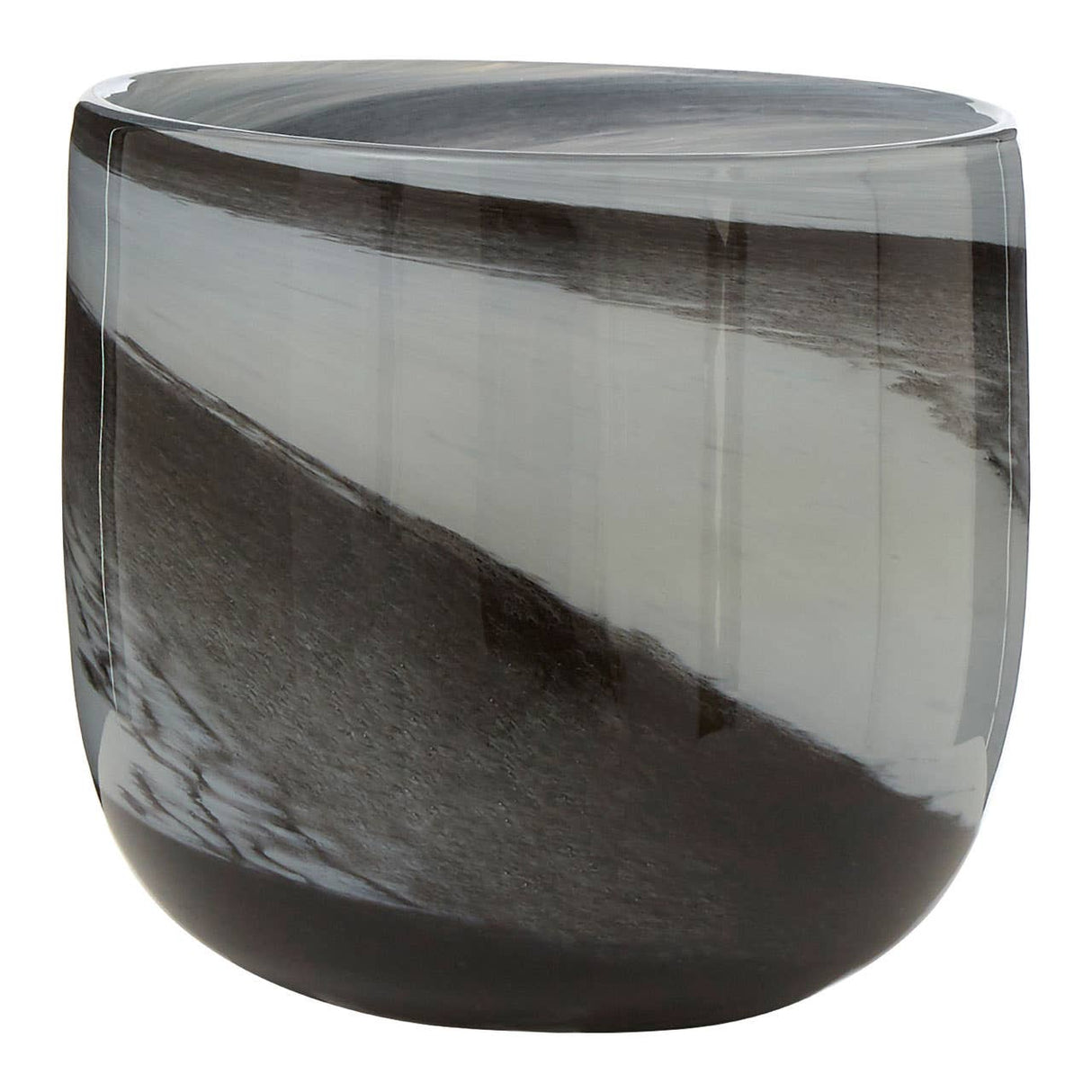 Carra Grey And Black Planter
