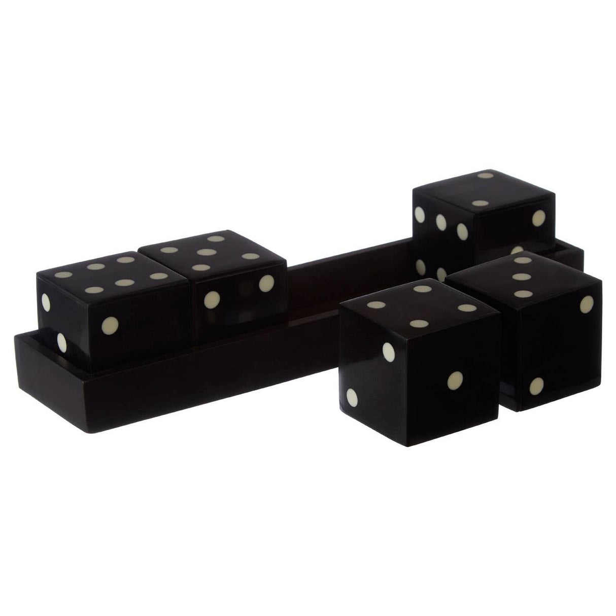 Churchill Games Black Dice Set