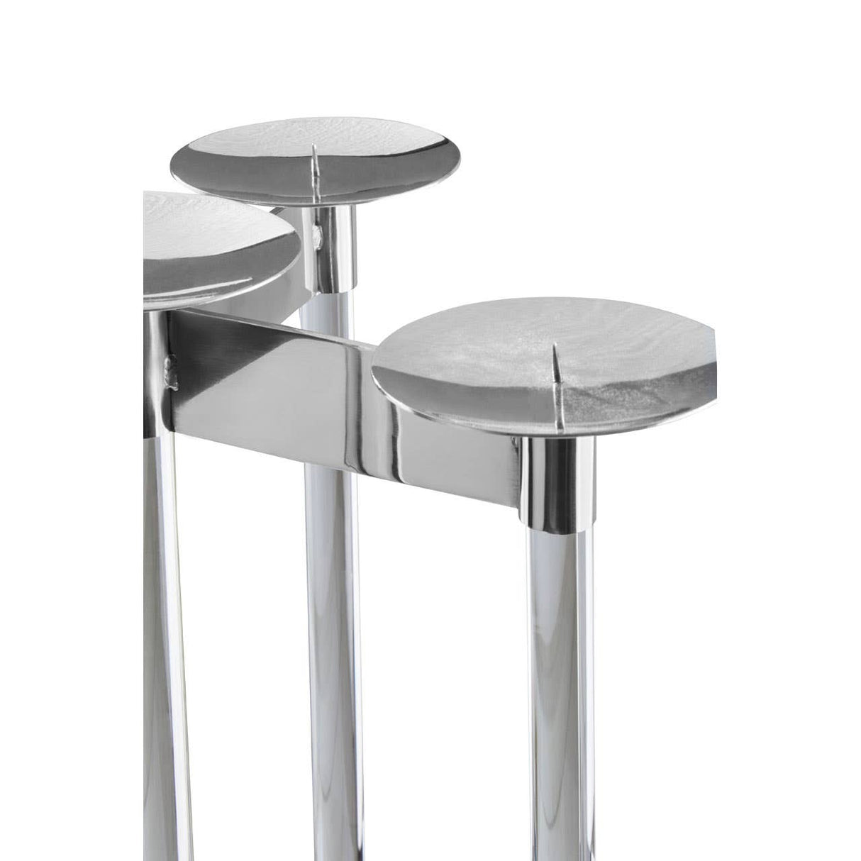 Lucita Silver Candelabra