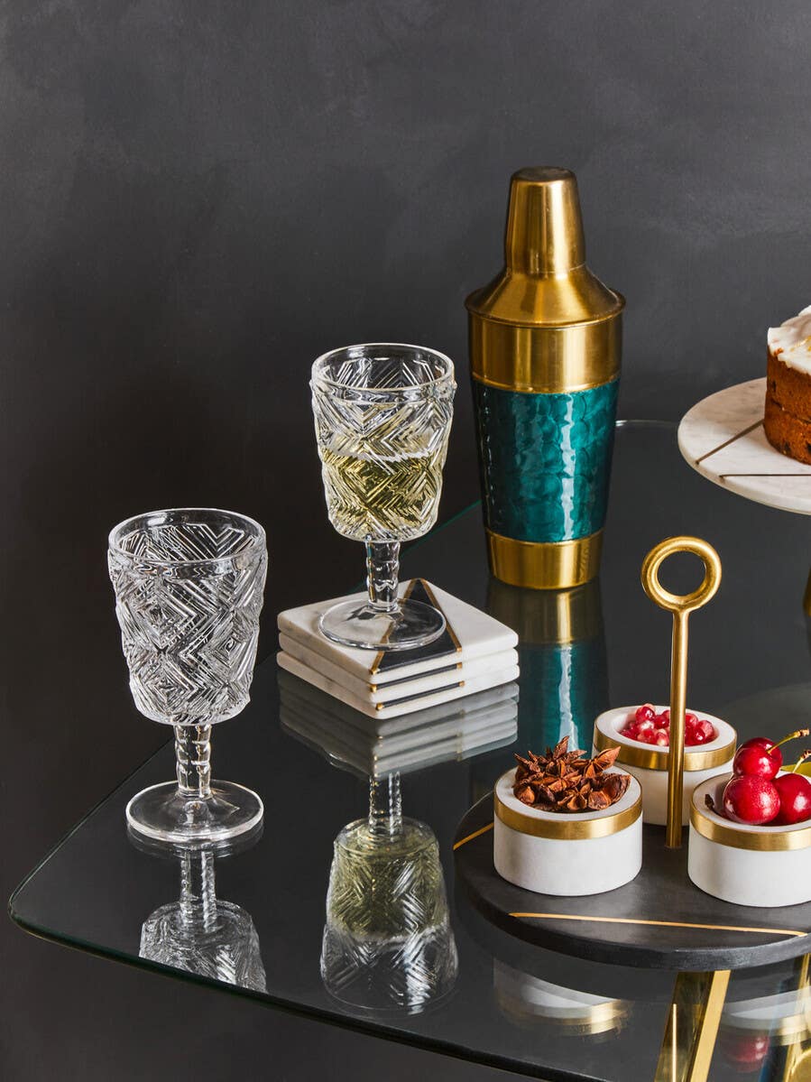 Carolina Green Enamel Cocktail Set