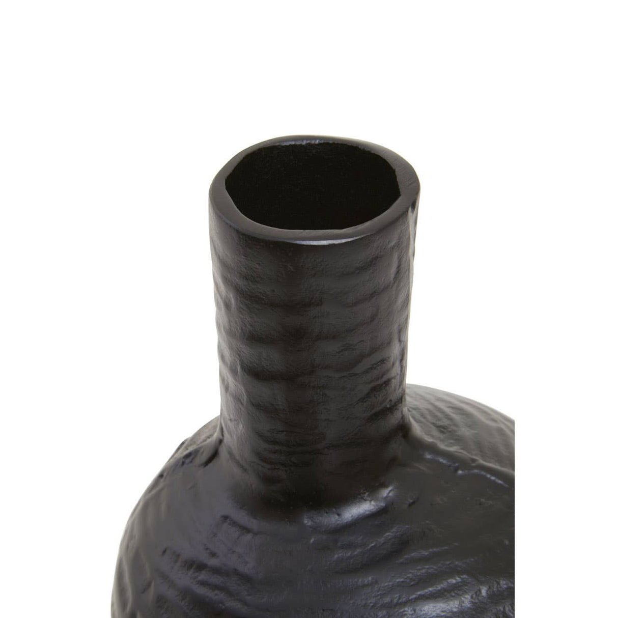 Deomali Large Abstract Black Finish Vase