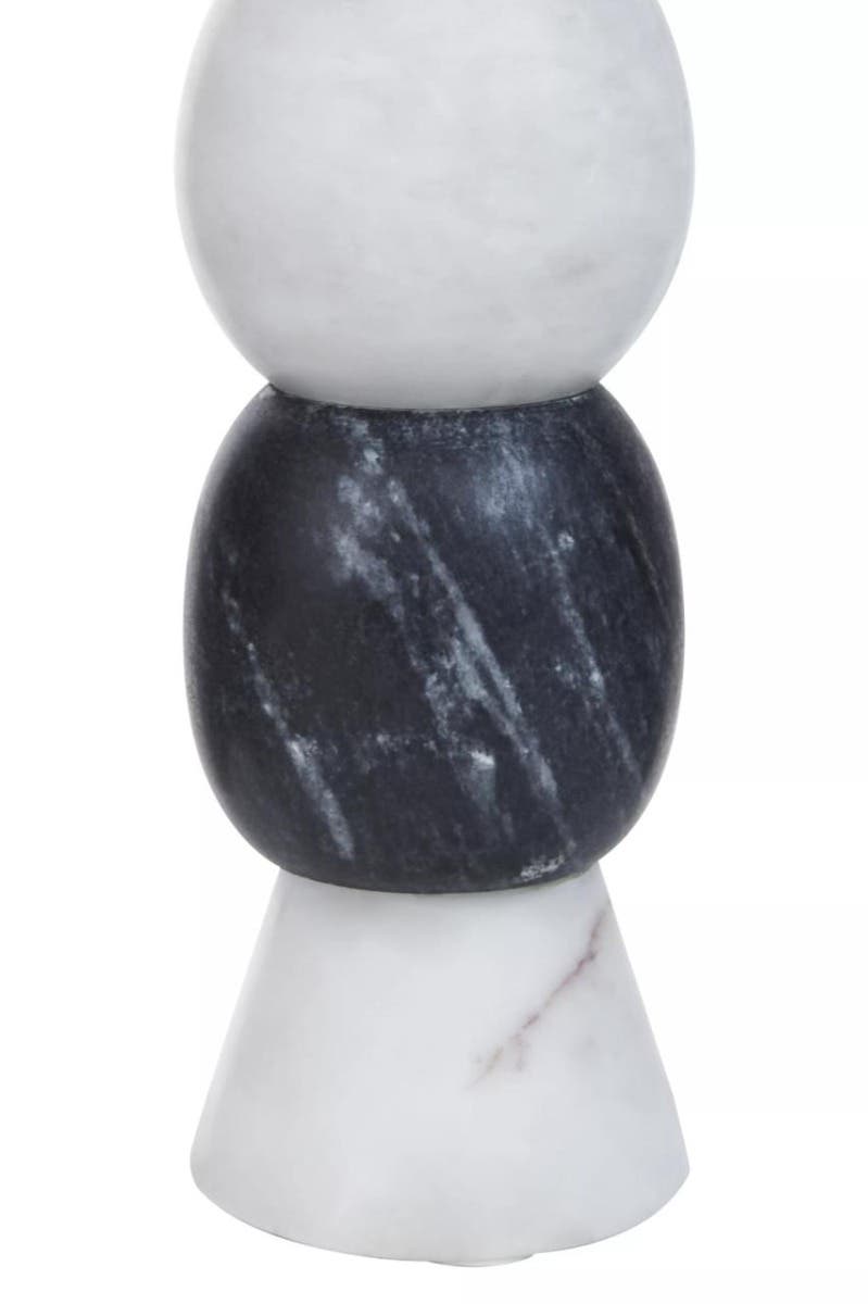 Oxana Layered Marble Candle Holder
