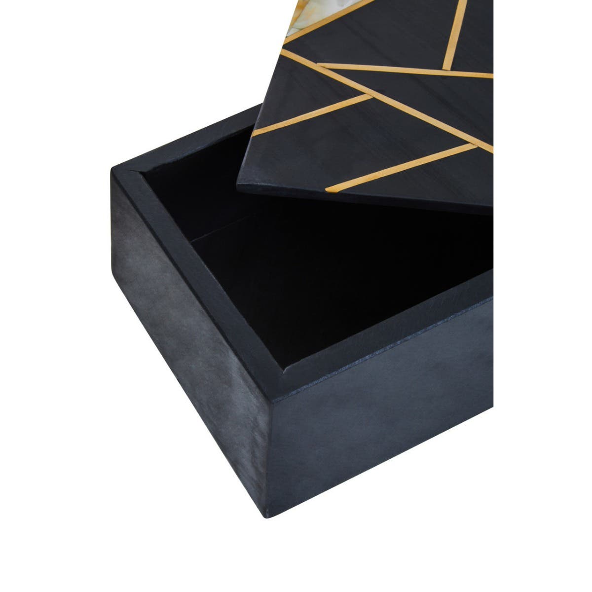 Oriana Large Black Slate Trinket Box
