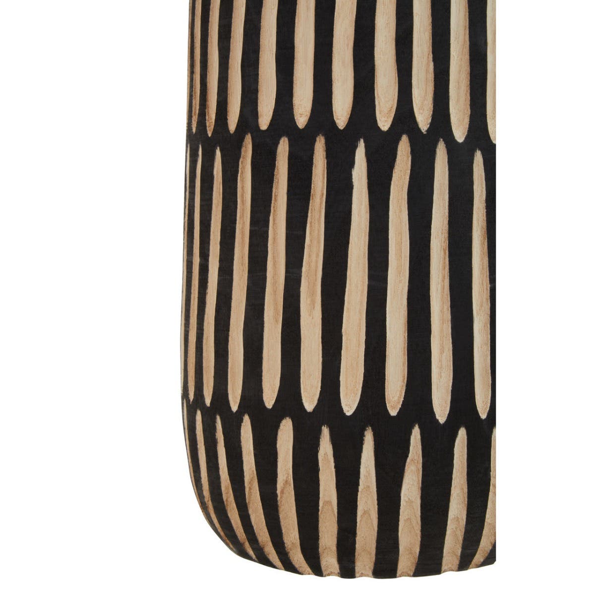 Arlo Large Natural And Black Vase