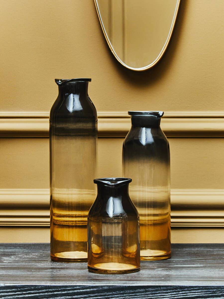 Glynn Black And Gold Large Vase