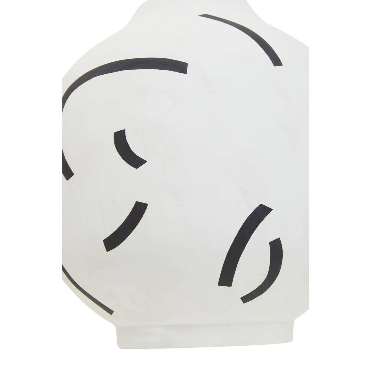 Tundra Black And White Vase