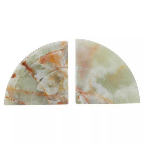 Oleena Set of Two Onyx Bookends