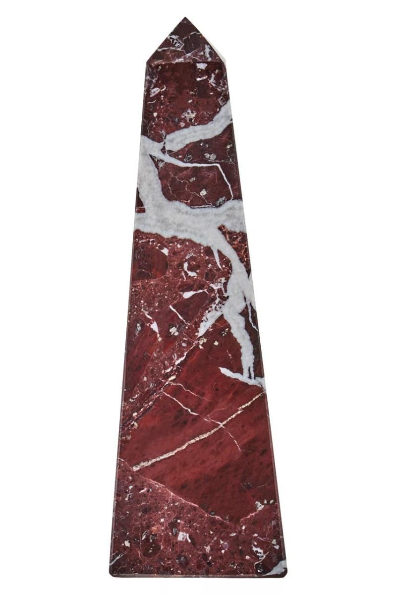 Salmo Small Red Marble Obelisk