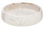 Tibor Travertine Bowl with Raised Edges