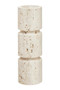 Tibor Travertine Large Candle Holder
