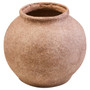 Sanai Cotton Mache and Coco Shell Round Vase