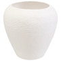Sanai White Cotton Mache Large Planter