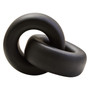Cato Black Wood Large Knot Decor