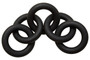 Cato Black Wooden 5 Link Floor Decor Chain