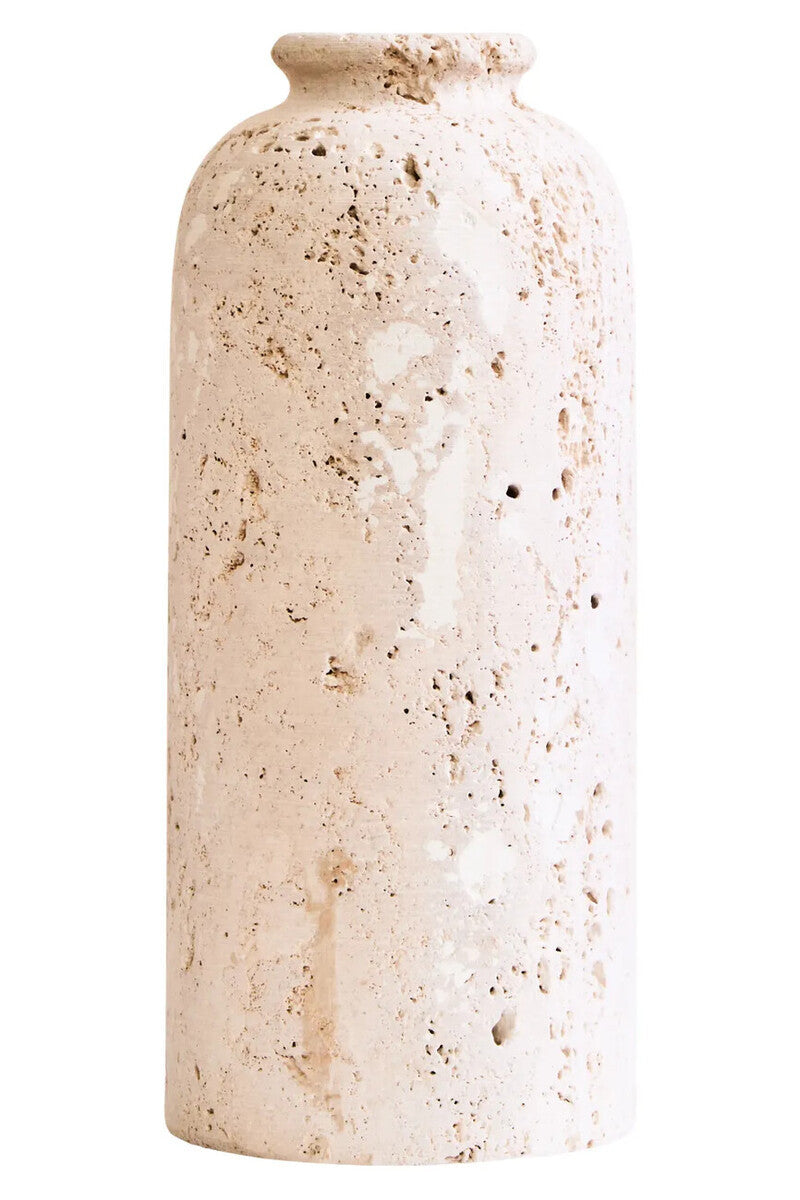 Tibor Travertine Tall Vase