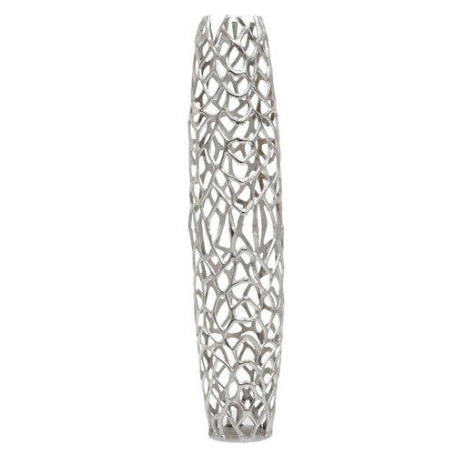 Prato Large Silver Finish Vase