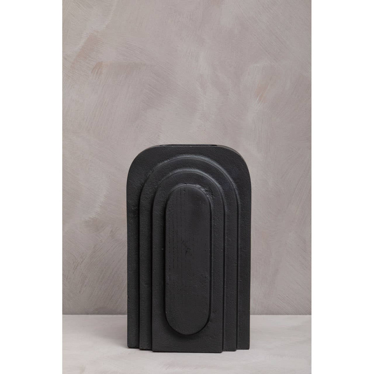 Hapax Tall Matt Black Finish Vase