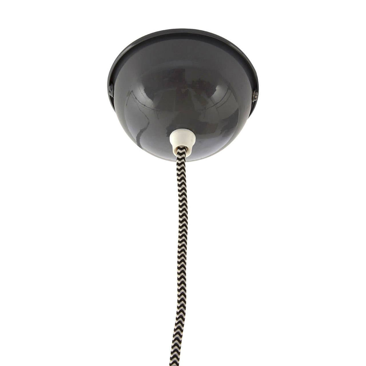 Oslo Grey Glass And Iron Pendant Light