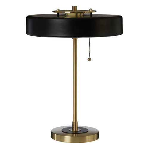 Rogano Black and Gold Table Lamp