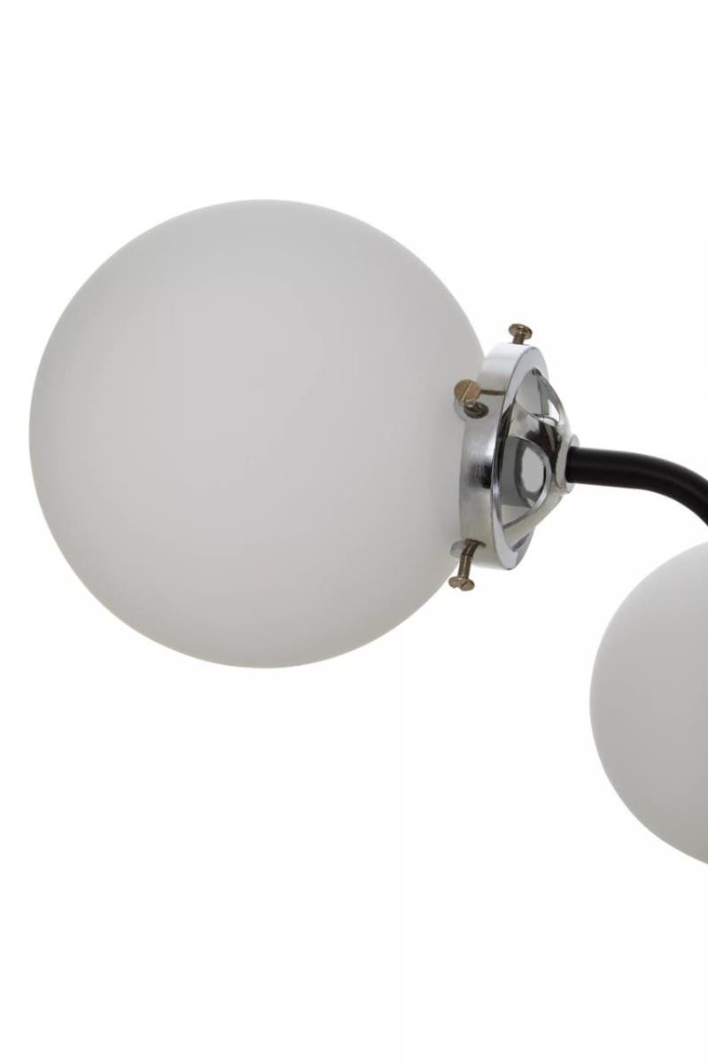 Abira Black And Silver Metal Pendant Light