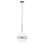 Abira Matte Black Pendant Light