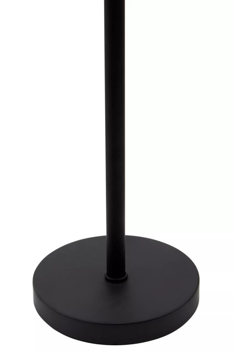 Hutchinson Clear Crystal Table Lamp with Black Metal