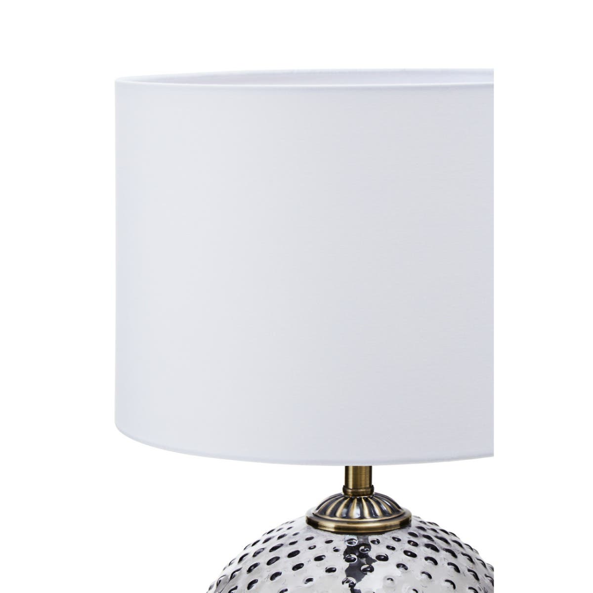 Noa Grey Glass Table Lamp
