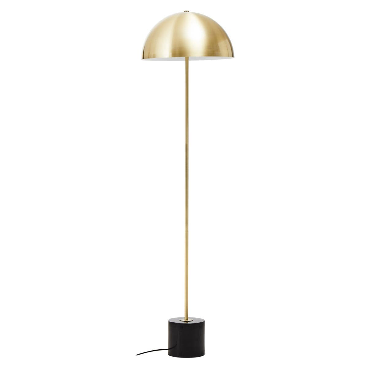 Murdoch Brushed Brass Metal Floor Lamp