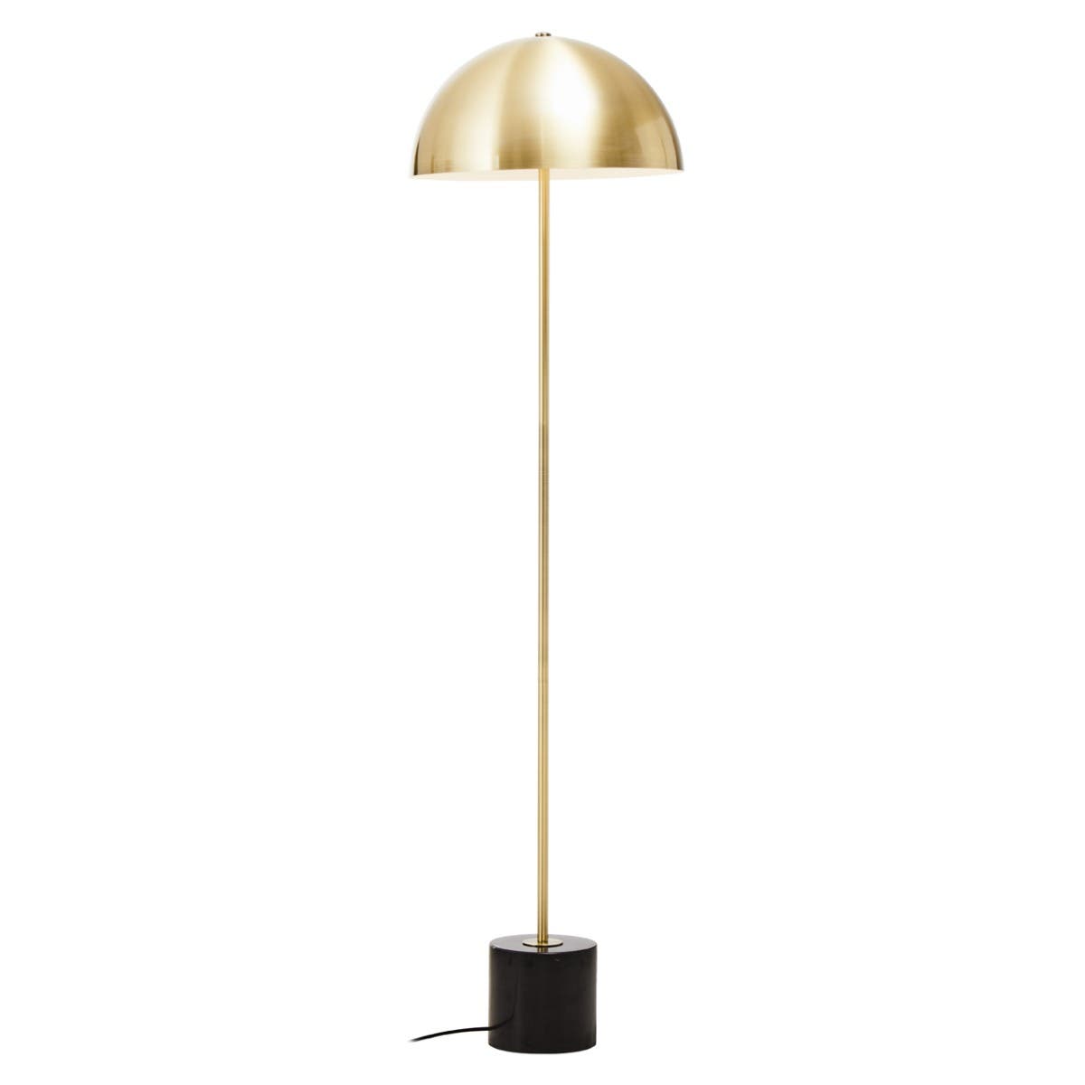 Murdoch Brushed Brass Metal Floor Lamp