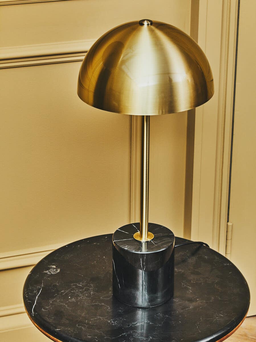 Murdoch Brushed Brass Table Lamp