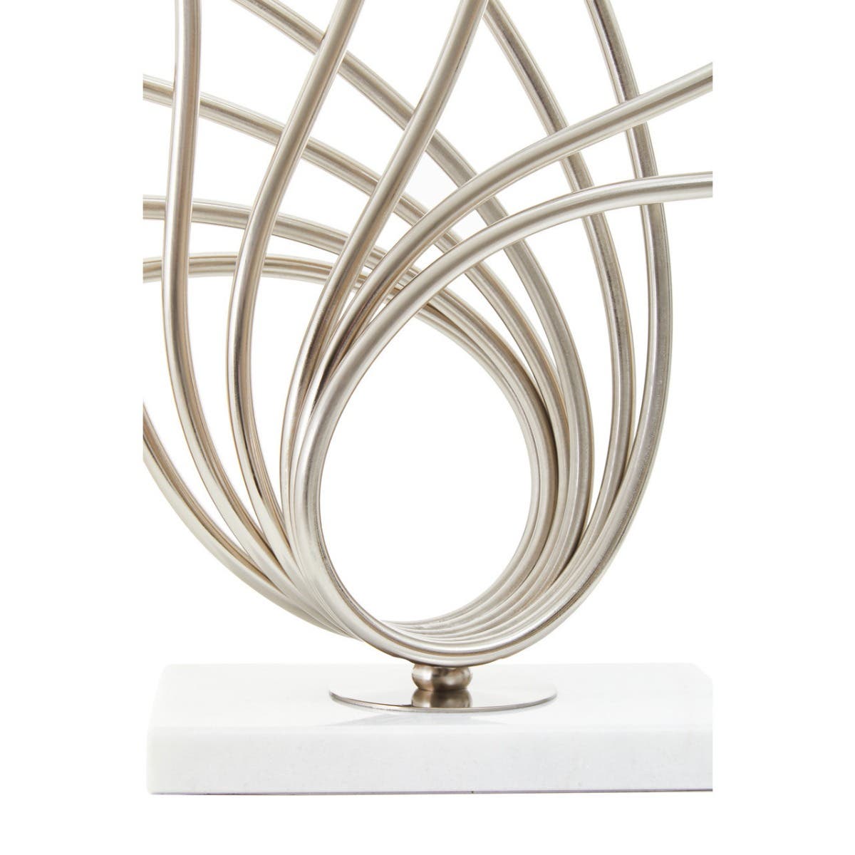 Zaha Brushed Chrome Spoke Table Lamp