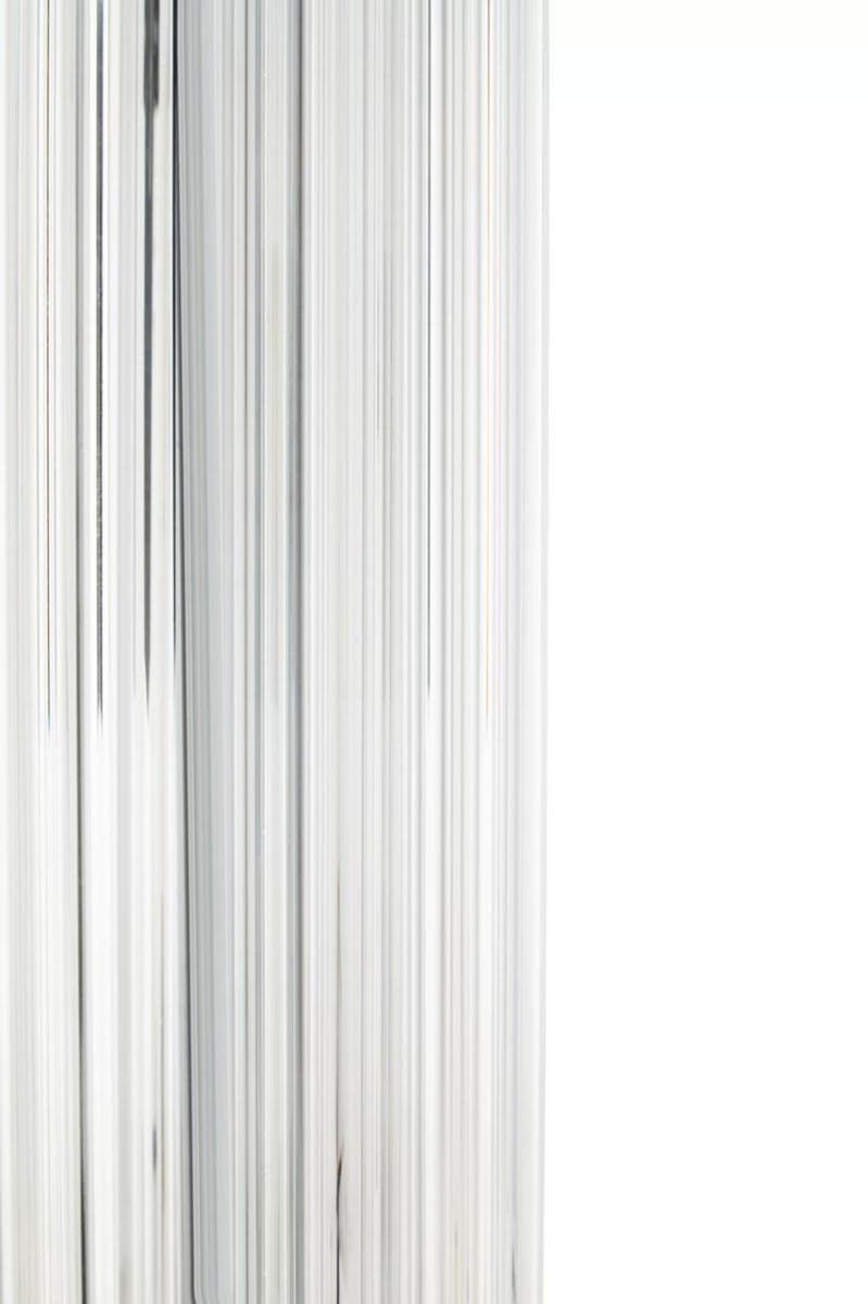 Eman Matte Silver and Ivory Table Lamp