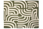 Bosie Ozella Natural And Green Throw