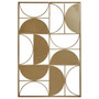 Trento Gold Finish Semicircle Design Wall Art