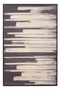 Astratto Black and Natural Canvas Wall Art