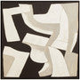 Astratto Monochrome Abstract Textured Wall Art