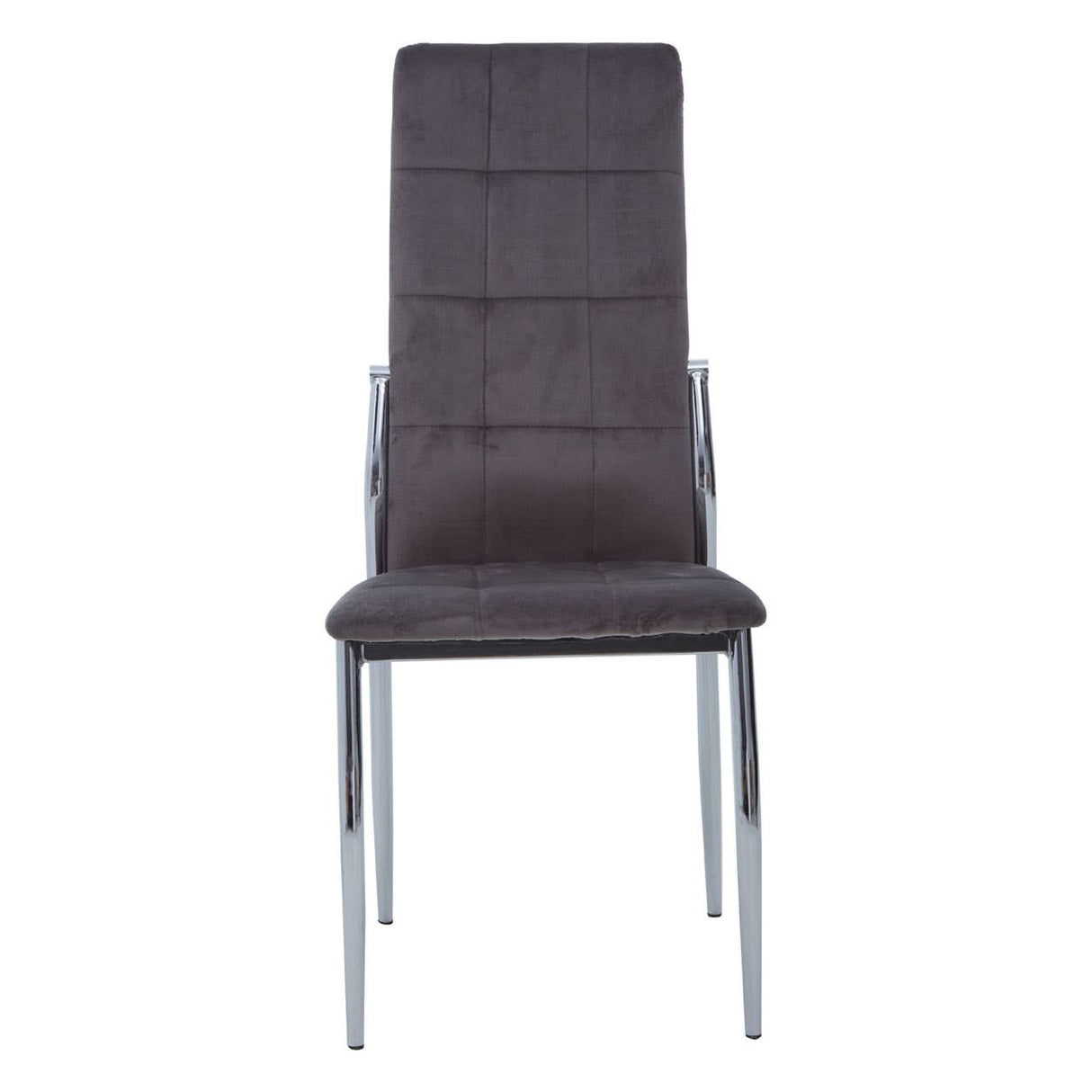 Tamzin Mink Velvet High Back Dining Chair