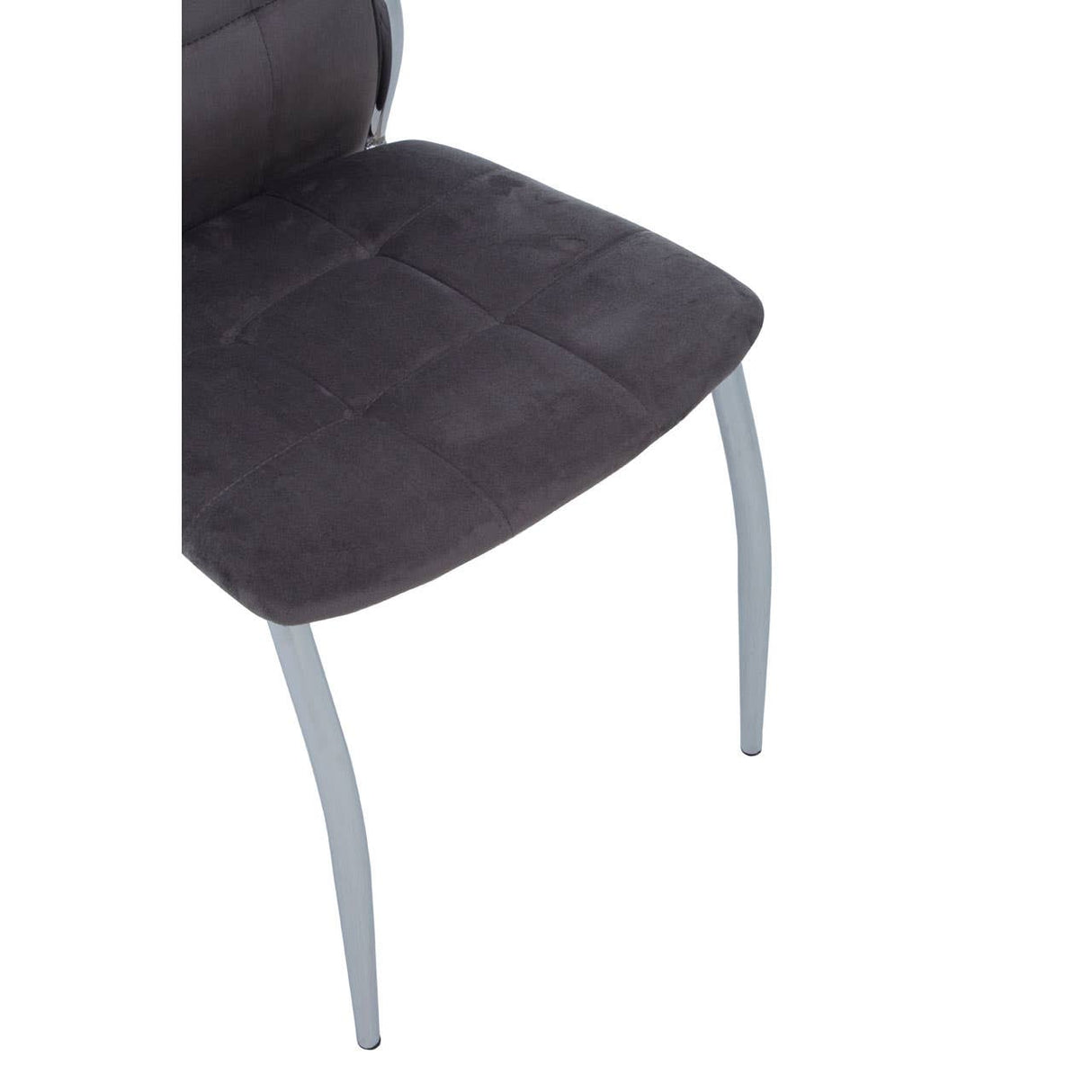 Tamzin Mink Velvet High Back Dining Chair