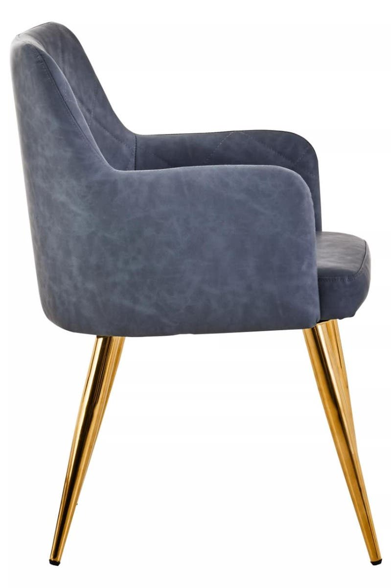 Tamzin Dark Grey Angular Dining Chair