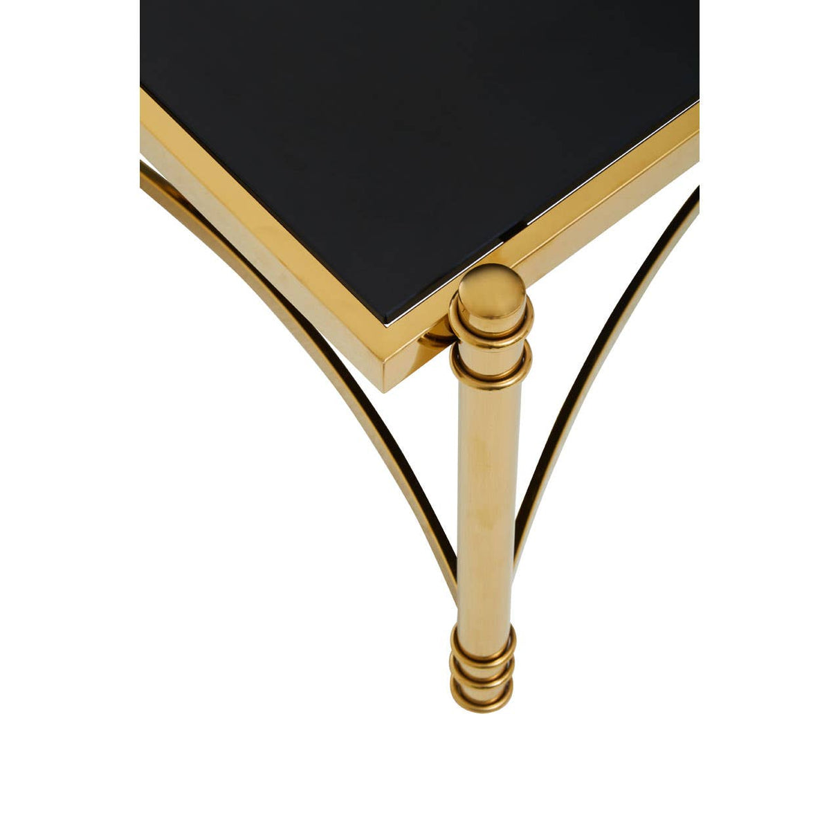 Ackley Black And Gold Coffee Table