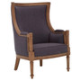 Cabra Graphite Grey Fabric Armchair