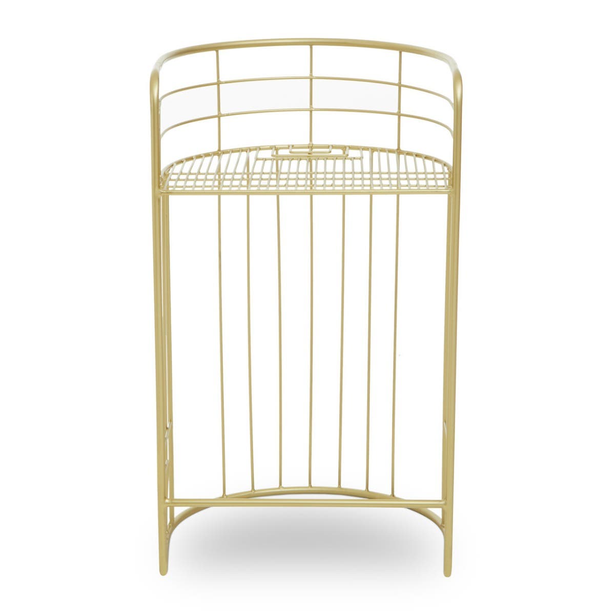 Rabia Gold Finish Lounge Chair