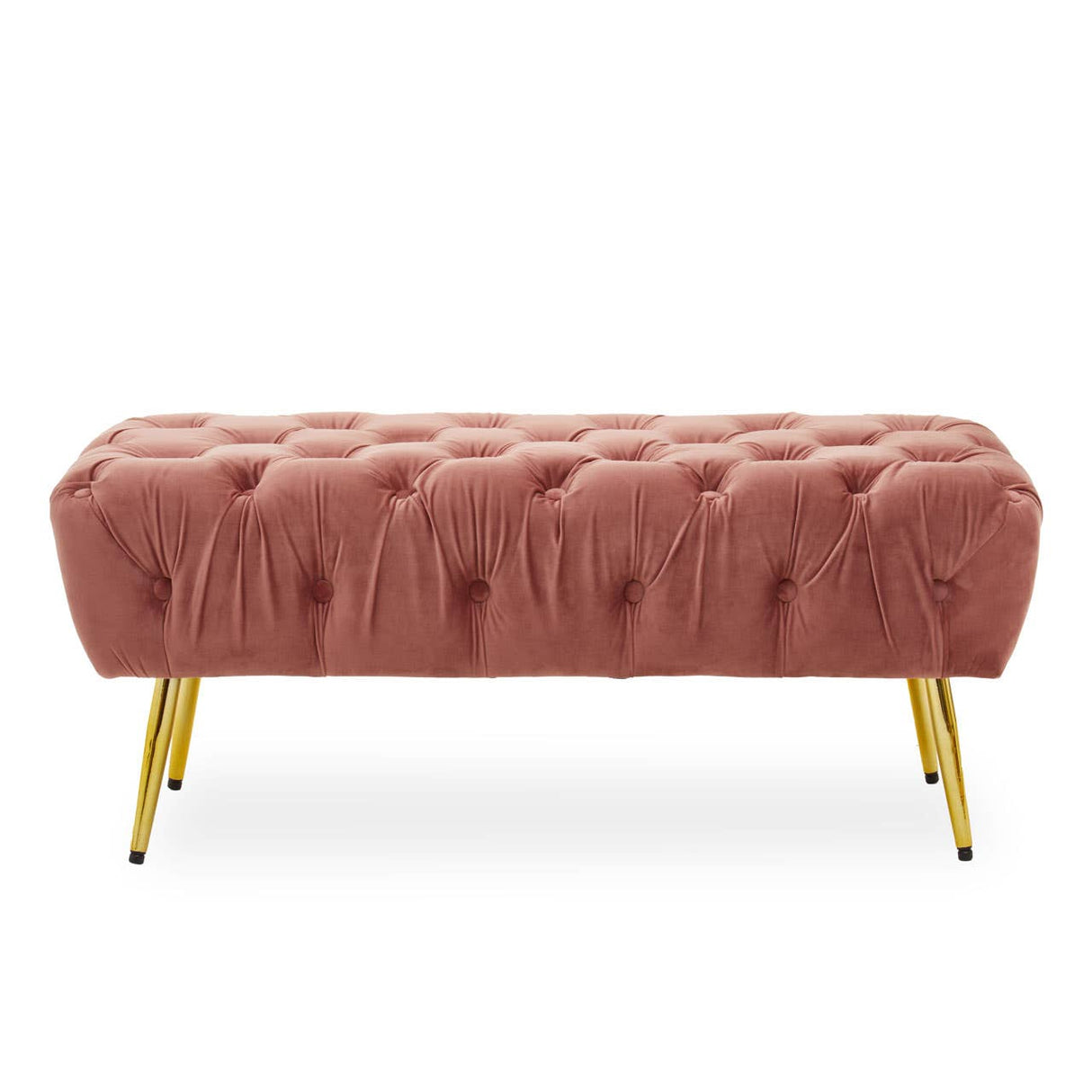 Tamra Gold Leg Footstool