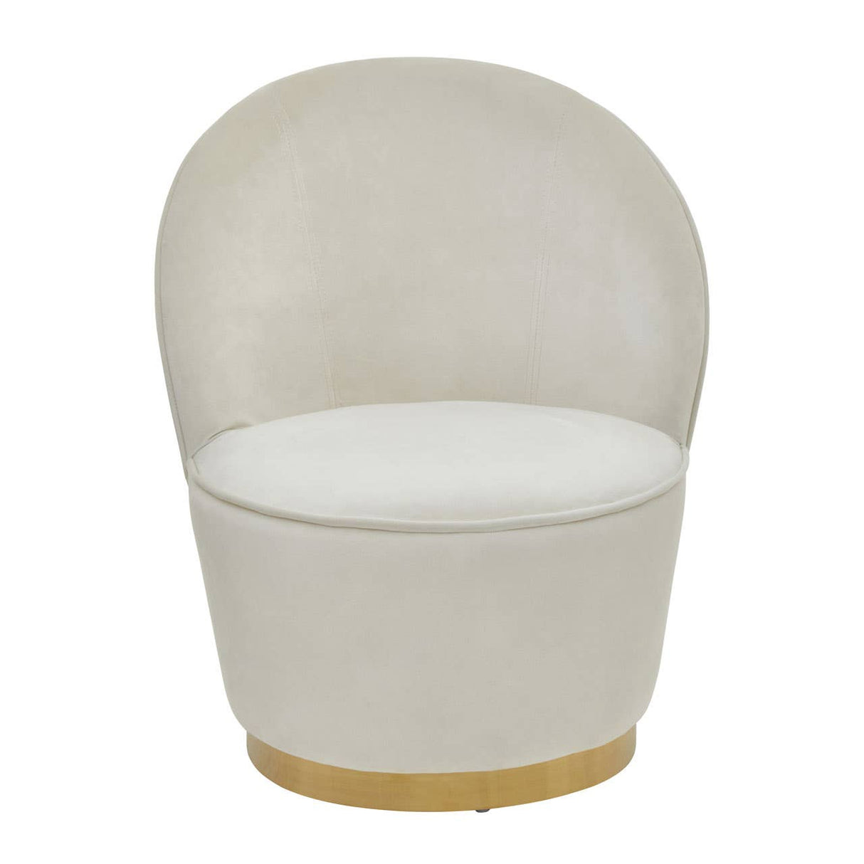 Kids Tamra Gold Base Velvet Chair