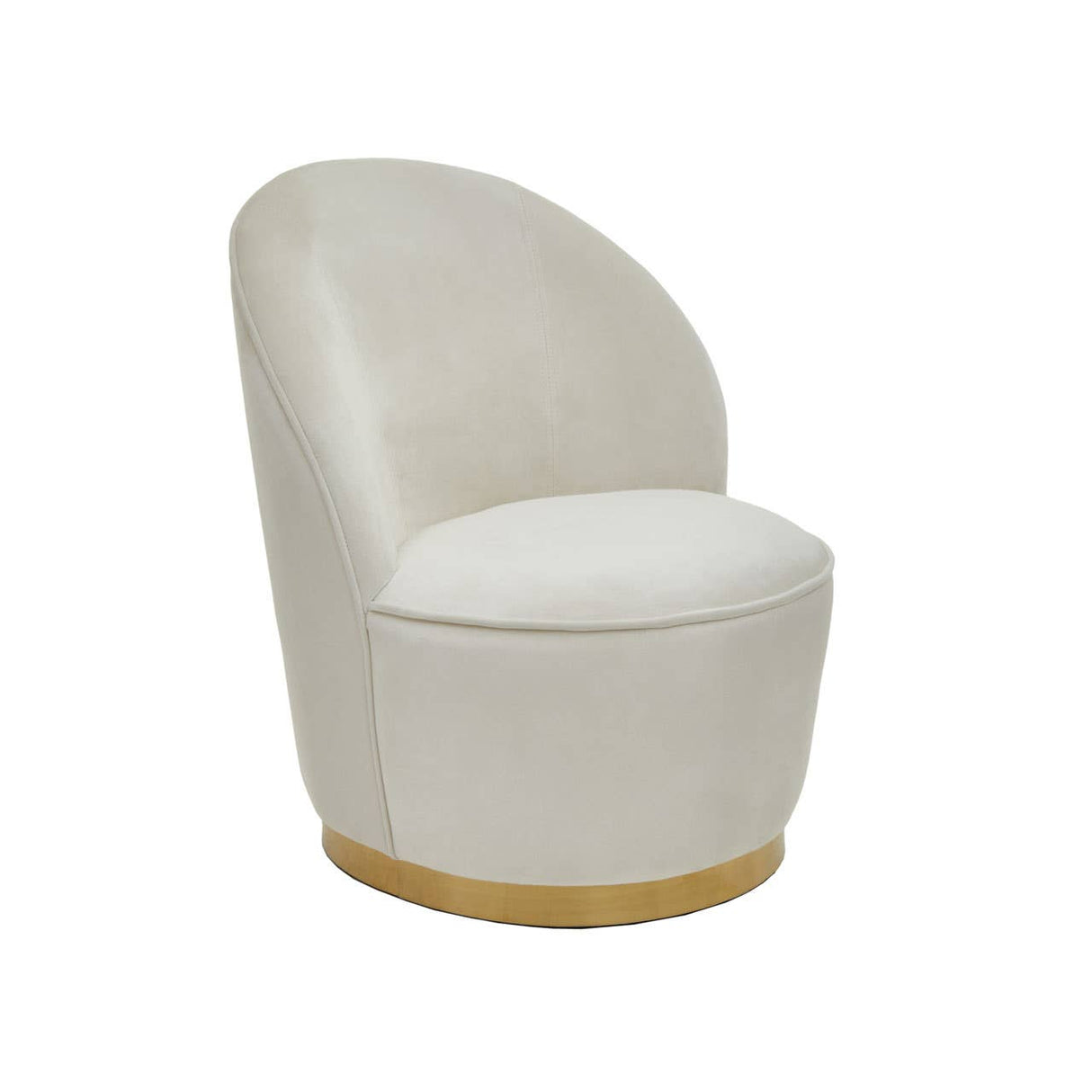 Kids Tamra Gold Base Velvet Chair